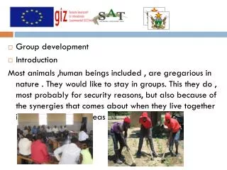 Group development Introduction