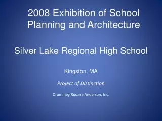 Silver Lake Regional High School