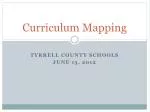 Curriculum Mapping - slide 1
