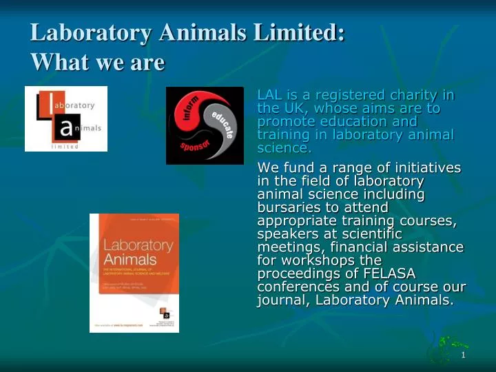 laboratory animals limited what we are