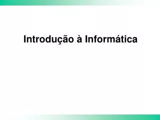 introdu o inform tica