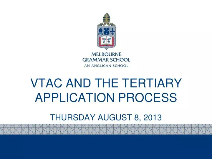 vtac and the tertiary application process