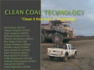 clean coal technology