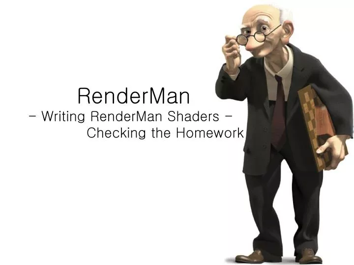 renderman writing renderman shaders checking the homework
