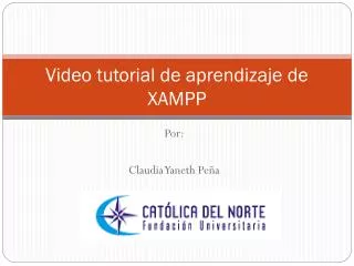 video tutorial de aprendizaje de xampp
