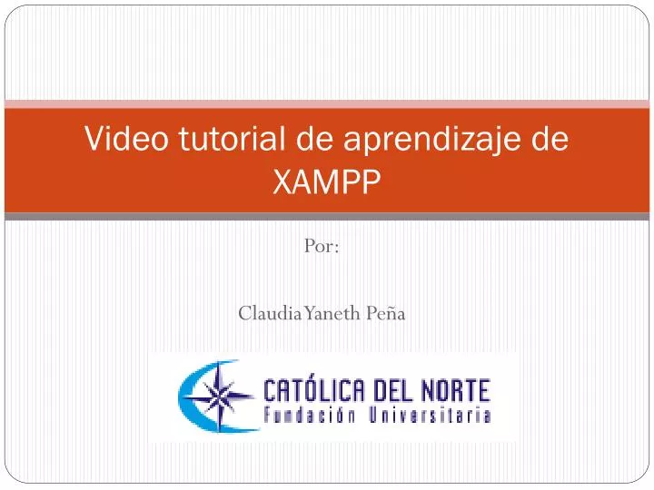 video tutorial de aprendizaje de xampp