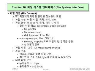 chapter 10 file system interface
