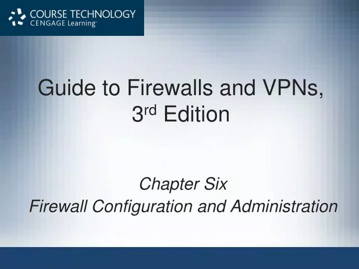 guide to firewalls and vpns 3 rd edition