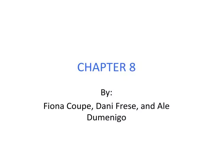 chapter 8