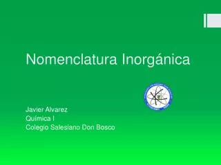 nomenclatura inorg nica