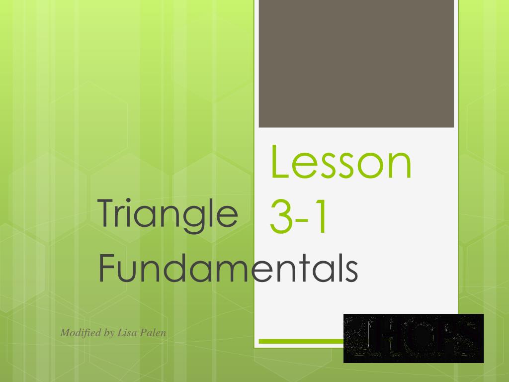 PPT - Understanding Triangle Fundamentals: Definitions and ...