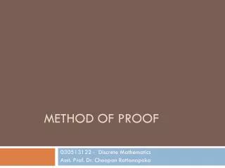 method of proof