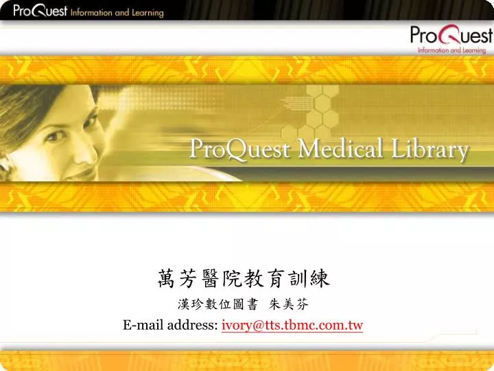 proquest medical library