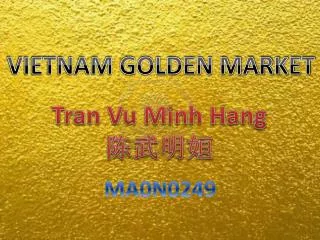 VIETNAM GOLDEN MARKET