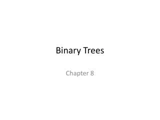 Binary Trees