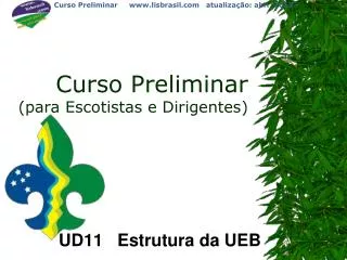 curso preliminar para escotistas e dirigentes
