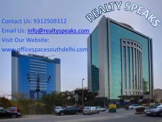 Business Space Available For All Major Localities of South D