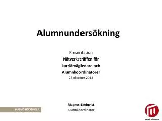 alumnunders kning