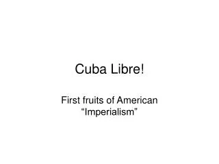 cuba libre