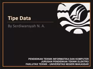 tipe data