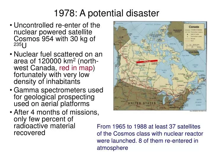 1978 a potential disaster