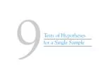 9-1 Hypothesis Testing - slide 1