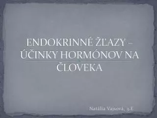 endokrinn azy inky horm nov na loveka