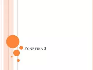 fonetika 2