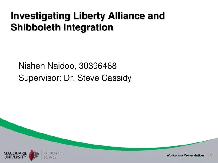 investigating liberty alliance and shibboleth integration