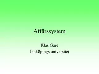 aff rssystem