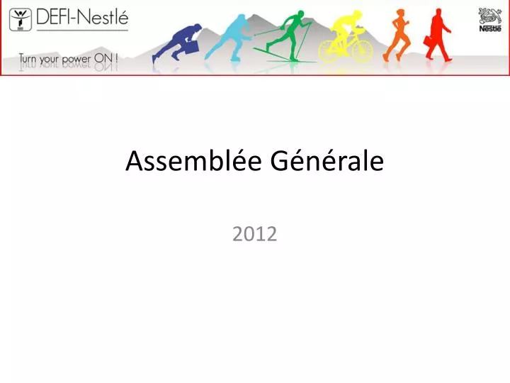 PPT - Assemblée Générale PowerPoint Presentation, Free Download - ID ...