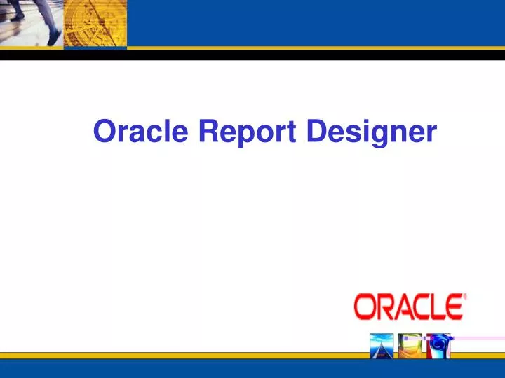 oracle report designer