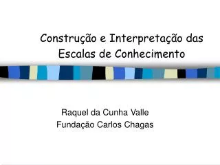 constru o e interpreta o das escalas de conhecimento