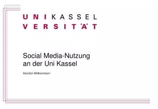 social media nutzung an der uni kassel