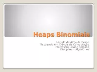 heaps binomiais