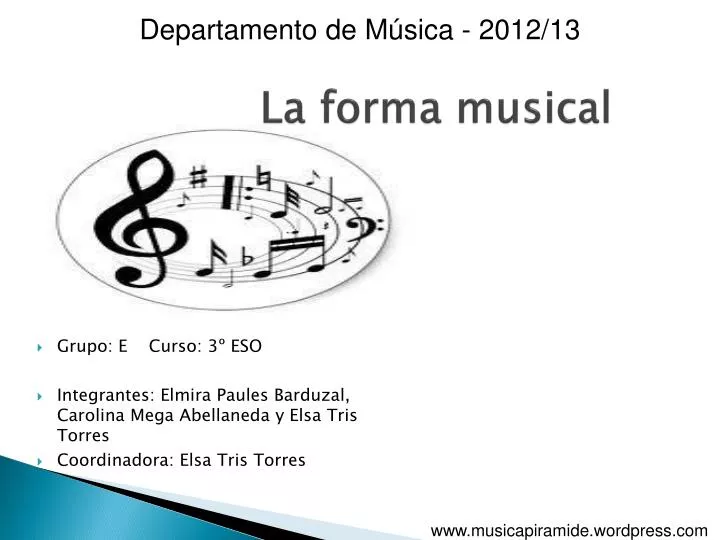 la forma musical