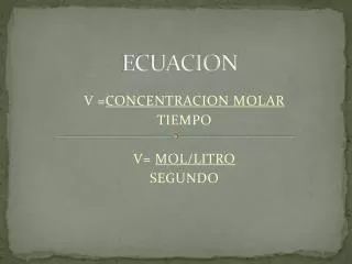 ecuacion