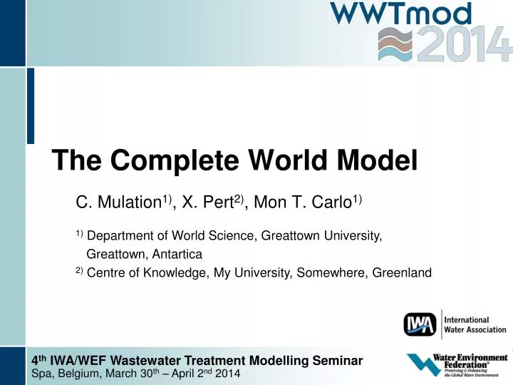 the complete world model