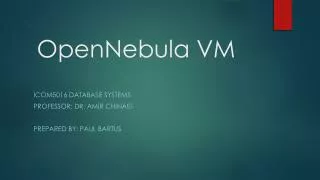 opennebula vm