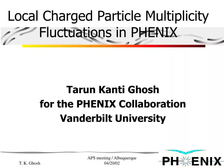 local charged particle multiplicity fluctuations in phenix