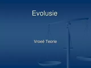 evolusie
