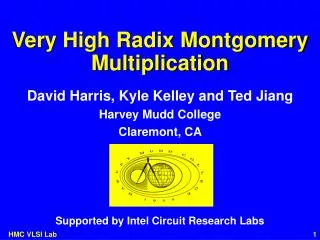 Very High Radix Montgomery Multiplication
