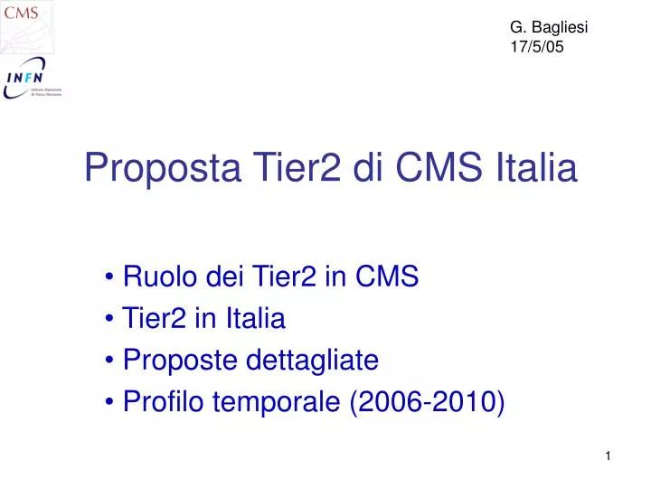 proposta tier2 di cms italia
