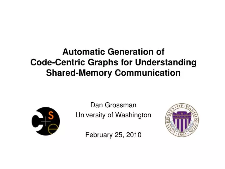 automatic generation of code centric graphs for understanding shared memory communication