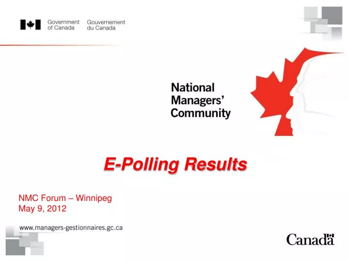 e polling results
