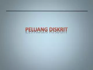 peluang diskrit