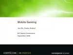 Mobile Gaming - slide 1