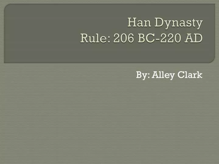 han dynasty rule 206 bc 220 ad