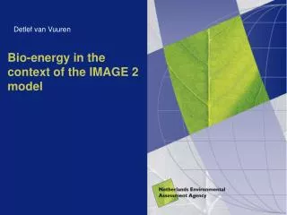 Bio-energy in the context of the IMAGE 2 model