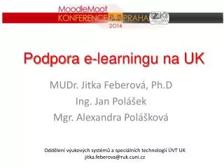 podpora e learningu na uk